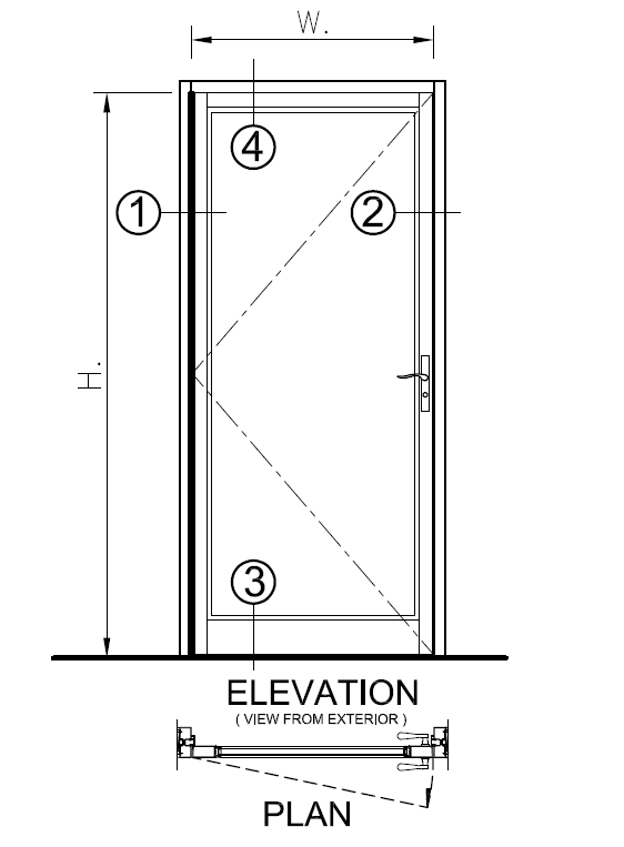 Medium Stile Single Door – GAMCO